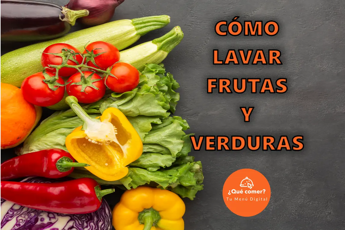 Cómo lavar frutas y verduras