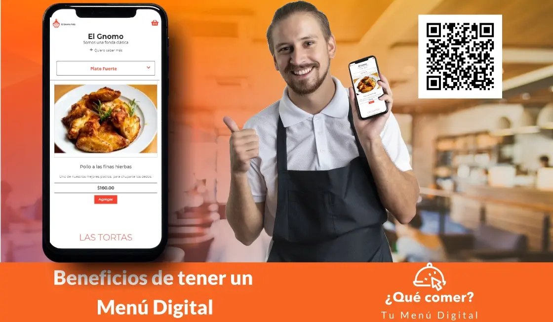 ¿Cuáles son los beneficios de tener un Menú Digital en mi negocio de comida?