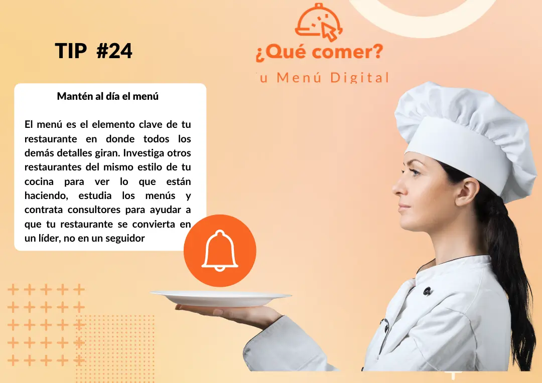 Tip #24 - Tú menú, tu carta de presentación