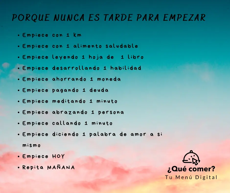 Empieza hoy - Repite mañana